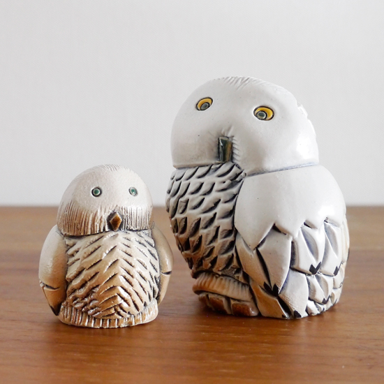 White owl pottery